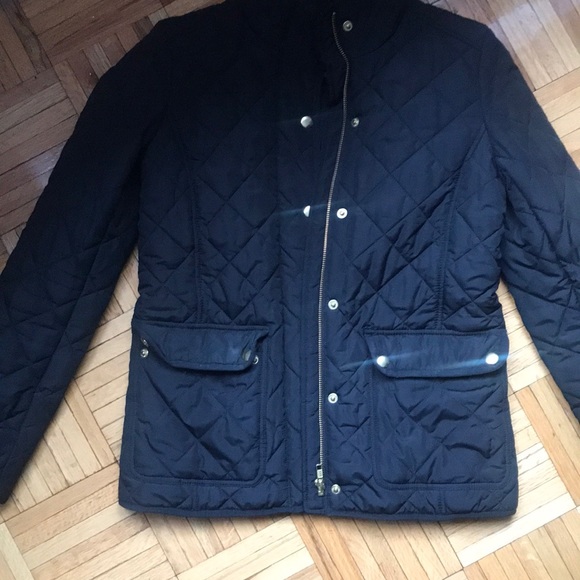 J. Crew Black Quilted Down Jacket XS - Picture 4 of 6